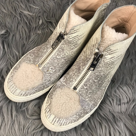 Loeffler Randall Shoes - Loeffler Randall Devin Lizard Embossed Sneakers